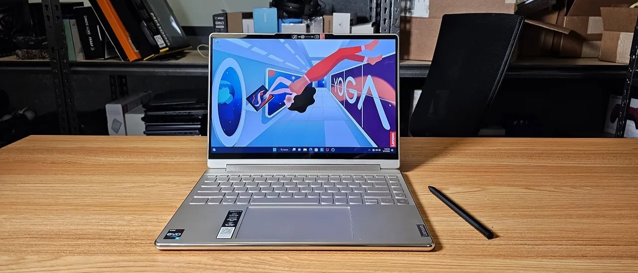 أداء Lenovo Yoga 9i في الاستخدام اليومي